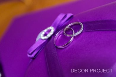 Свадьба в фиолетовых красках в отеле «Мелиор». Бюджет 145 000 р.